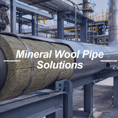 Seamless thermal protection for high-temperature industrial piping.
