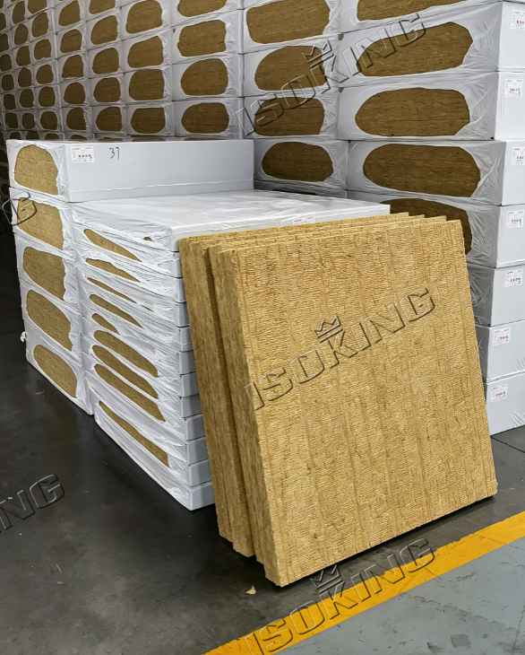 Panel de lana de roca 80 kg/m3 para muro cortina y fachada - ISOKING